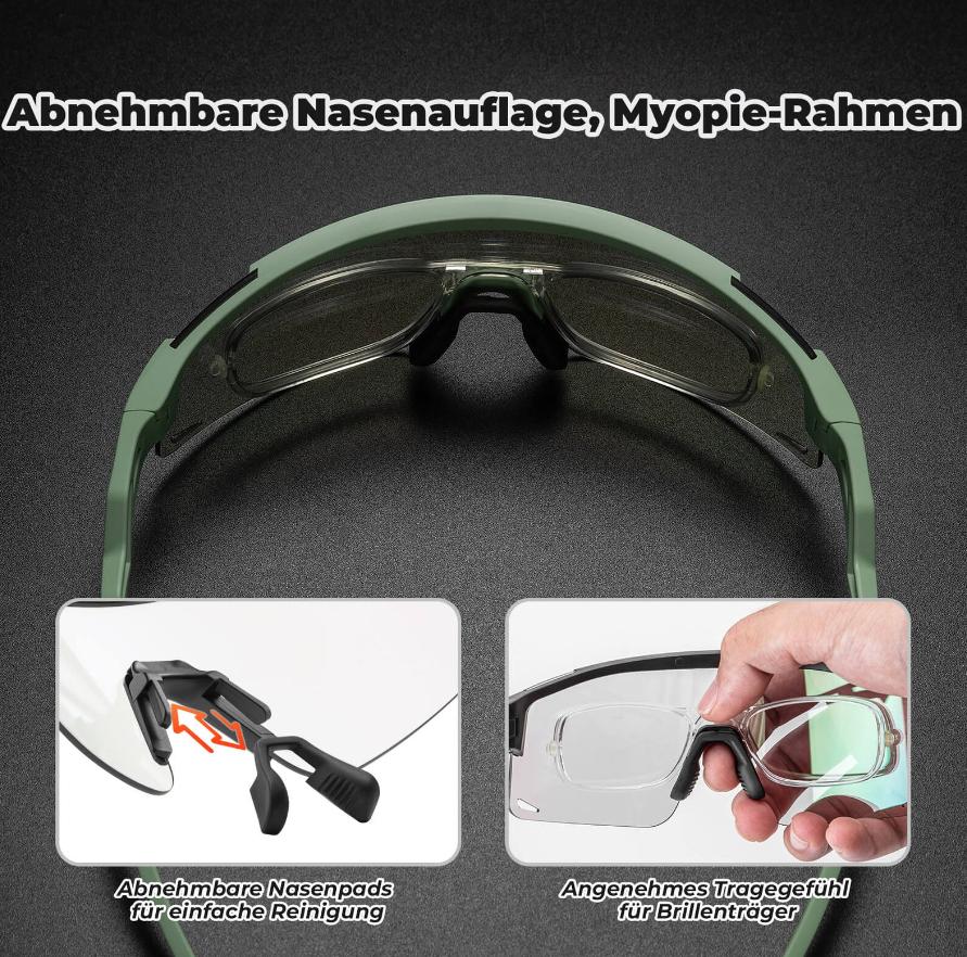 ROCKBROS gafas de ciclismo fotocromáticas polarizadas antivaho a prueba de viento protección UV400 montura TR90 26 g ultraligeras para ciclismo pesca correr fotocromáticas visión óptima protección contra UVA UVB UVC
