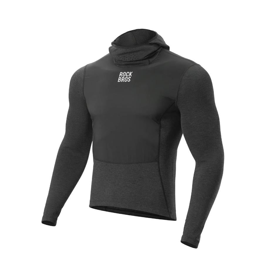 Ropa interior térmica de invierno para ciclismo masculino de manga larga