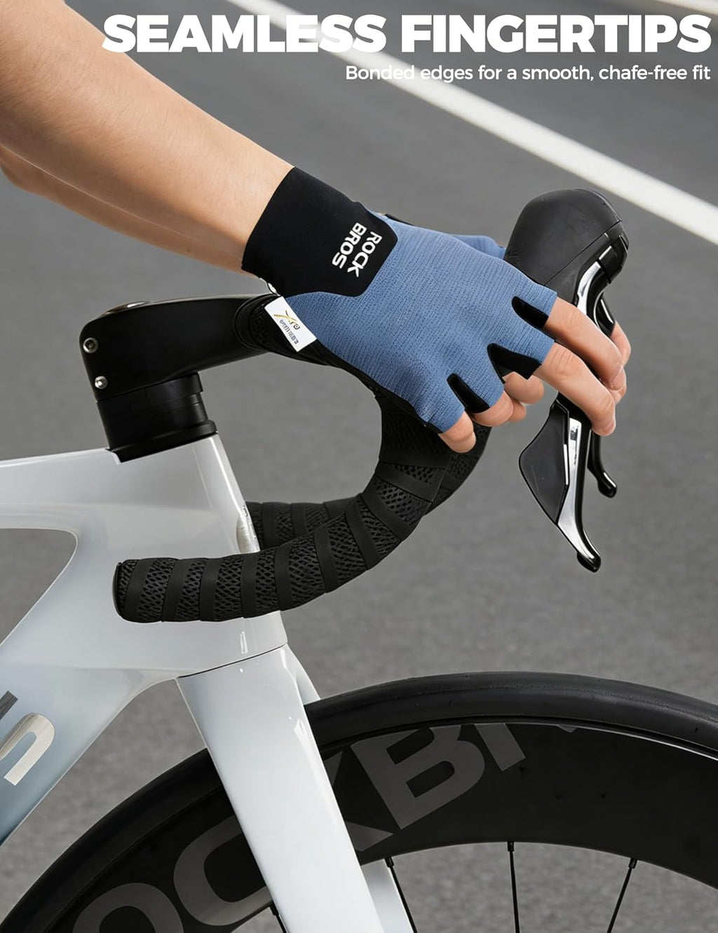 Guantes de bicicleta de medio dedo