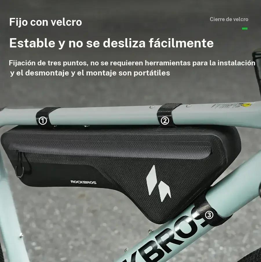 Bolsa para el marco de bicicleta impermeable de 4.5 L