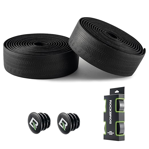 ROCKBROS Cinta para manillar de bicicleta Cinta de agarre larga 220cm para MTB Bicicleta de carretera Cuatro colores