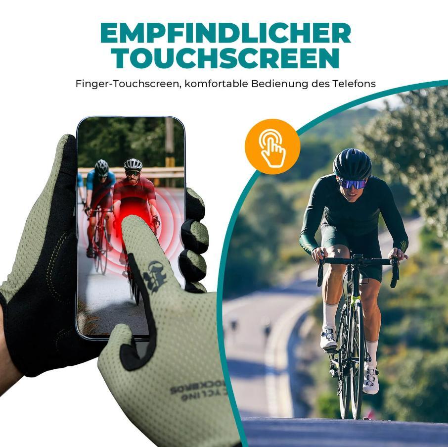 ROCKBROS guantes de ciclismo de dedos completos compatibles con pantalla táctil