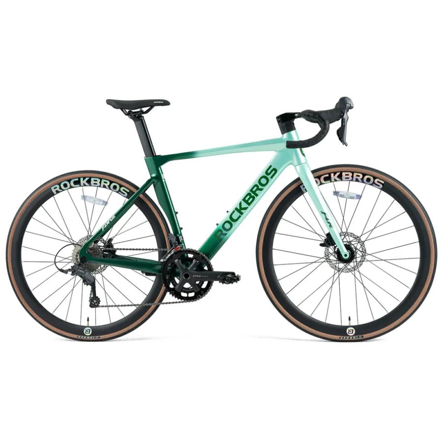 ROCKBROS FLR-W3 bicicleta de carretera Endurance Master S-Ride R510 2x10 cambio integración aerodinámica 700x28c neumáticos ajuste preciso de tallas para largas distancias freno hidráulico