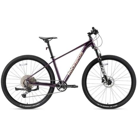 ROCKBROS MT400 bicicleta de montaña de 29 inch de aluminio con CUES U6000, cambio de 10 velocidades, frenos de disco y precarga ajustable del amortiguador para hombres y mujeres