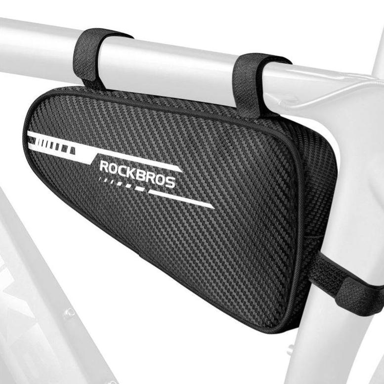 ROCKBROS Bolsa de Bicicleta Impermeable Bolsa Triangular para Bicicleta de Montaña y Carretera 1,2L