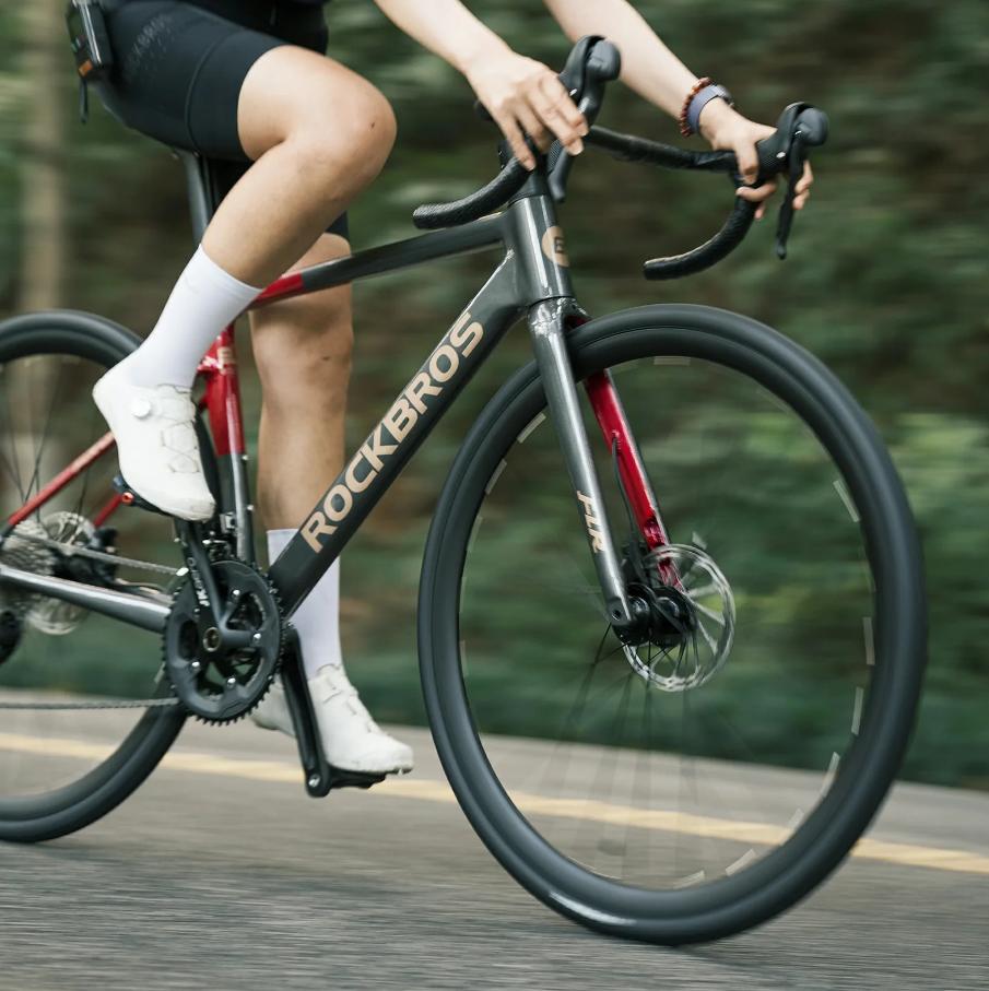 ROCKBROS FLR-W3 bicicleta de carretera Endurance Master S-Ride R510 2x10 cambio integración aerodinámica 700x28c neumáticos ajuste preciso de tallas para largas distancias freno hidráulico