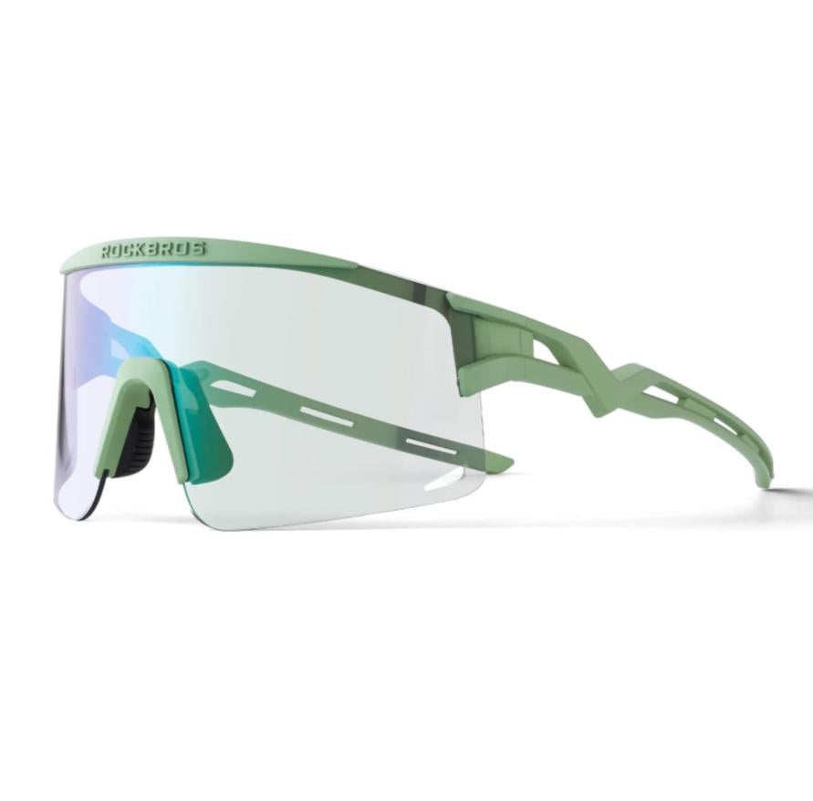 ROCKBROS gafas de ciclismo fotocromáticas polarizadas antivaho a prueba de viento protección UV400 montura TR90 26 g ultraligeras para ciclismo pesca correr fotocromáticas visión óptima protección contra UVA UVB UVC