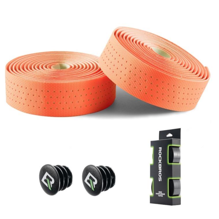 ROCKBROS Cinta para manillar de bicicleta Cinta de agarre larga 220cm para MTB Bicicleta de carretera Cuatro colores