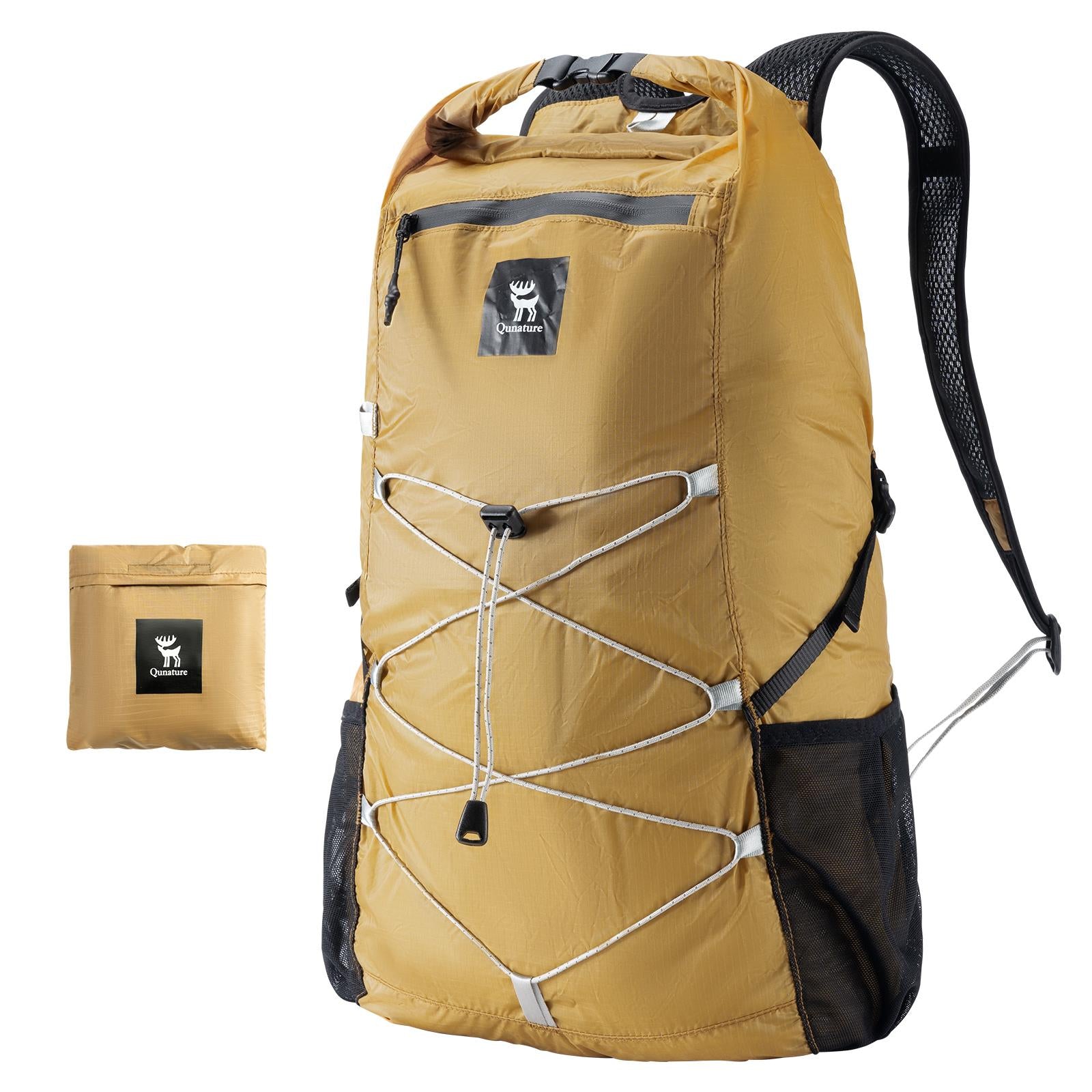 ROCKBROS Mochila ultraligera y plegable 20 L de capacidad robusta resistente al agua efecto loto cómoda para salidas diarias