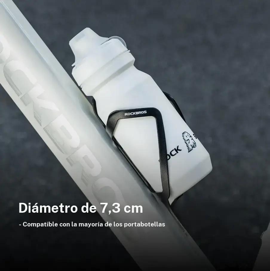 Botella Para Bicicleta Con Tapa Tipo Pull-top A Prueba De Fugas 600/750ml