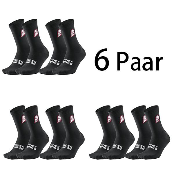 ROCKBROS Calcetines Ciclismo Bicicleta Hombre Mujer, Calcetines Ciclismo Transpirables para Ciclismo, Correr, Fitness, Entrenamiento, Calcetines Cómodos con Talón Reforzado & Tira Antideslizante en el Empeine, 36-46