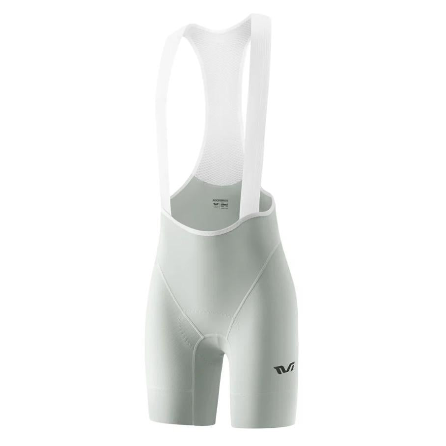 ROCKBROS TVI pantalón corto de ciclismo para mujer con tirantes, acolchado, de secado rápido, ajuste elástico y transpirable, para viajes intensos, con acolchado de esponja de alta densidad y bolsillos elásticos