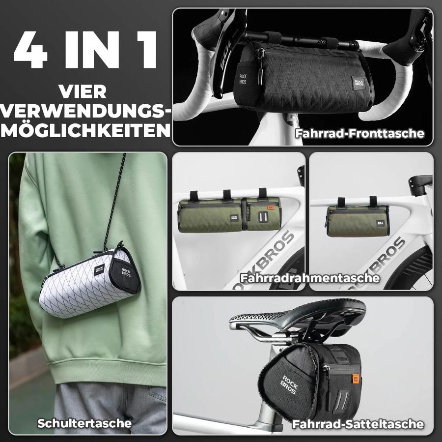 ROCKBROS set de bolsas para bicicleta 2 en 1 resistente al agua