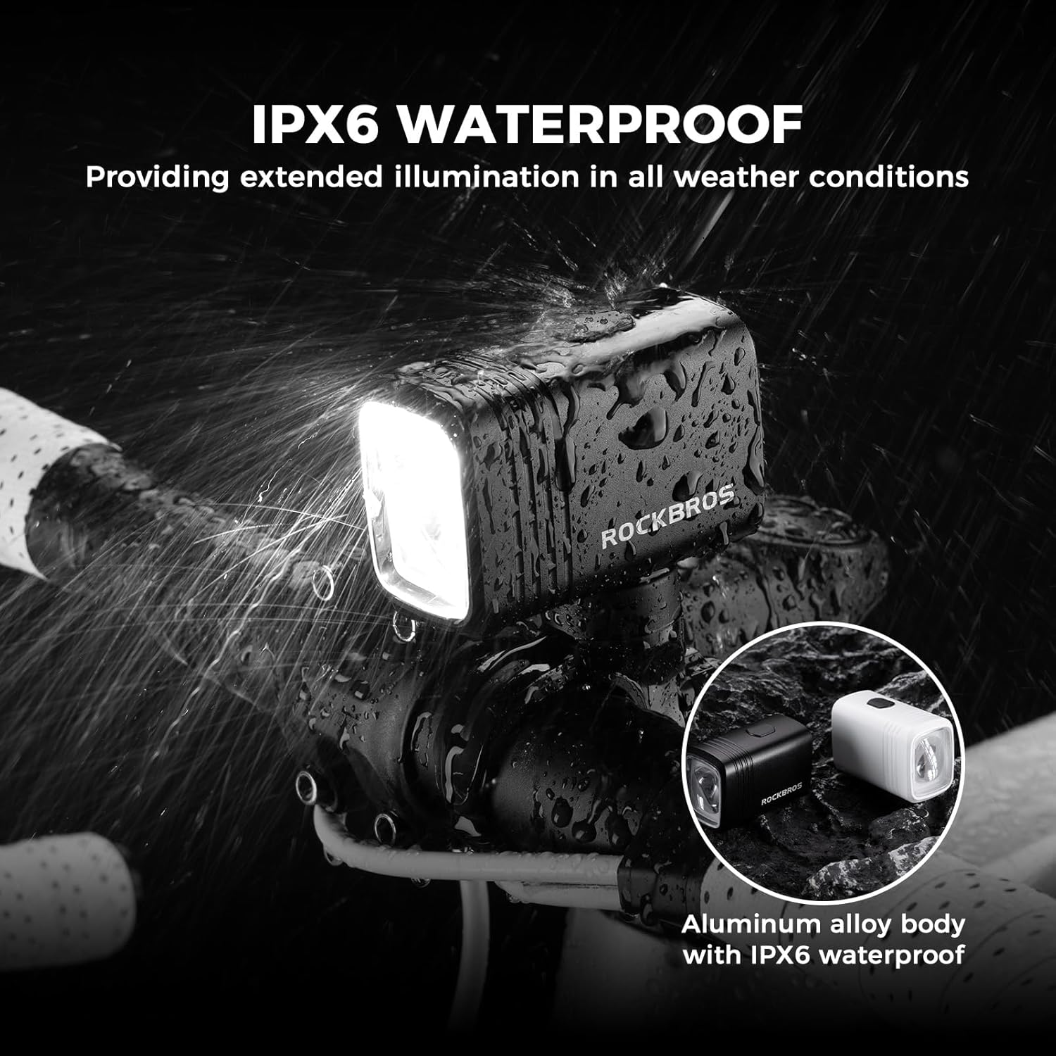 ROCKBROS 1000LM Bike Headlight with Smart Control