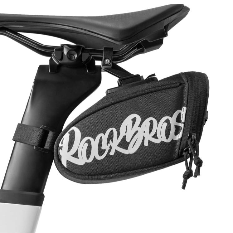 ROCKBROS Bolsa de Bicicleta Bolsa de Sillín Portátil para Bicicleta de Carretera Montaña Grava y Plegable Accesorios de Bicicleta para Sillín
