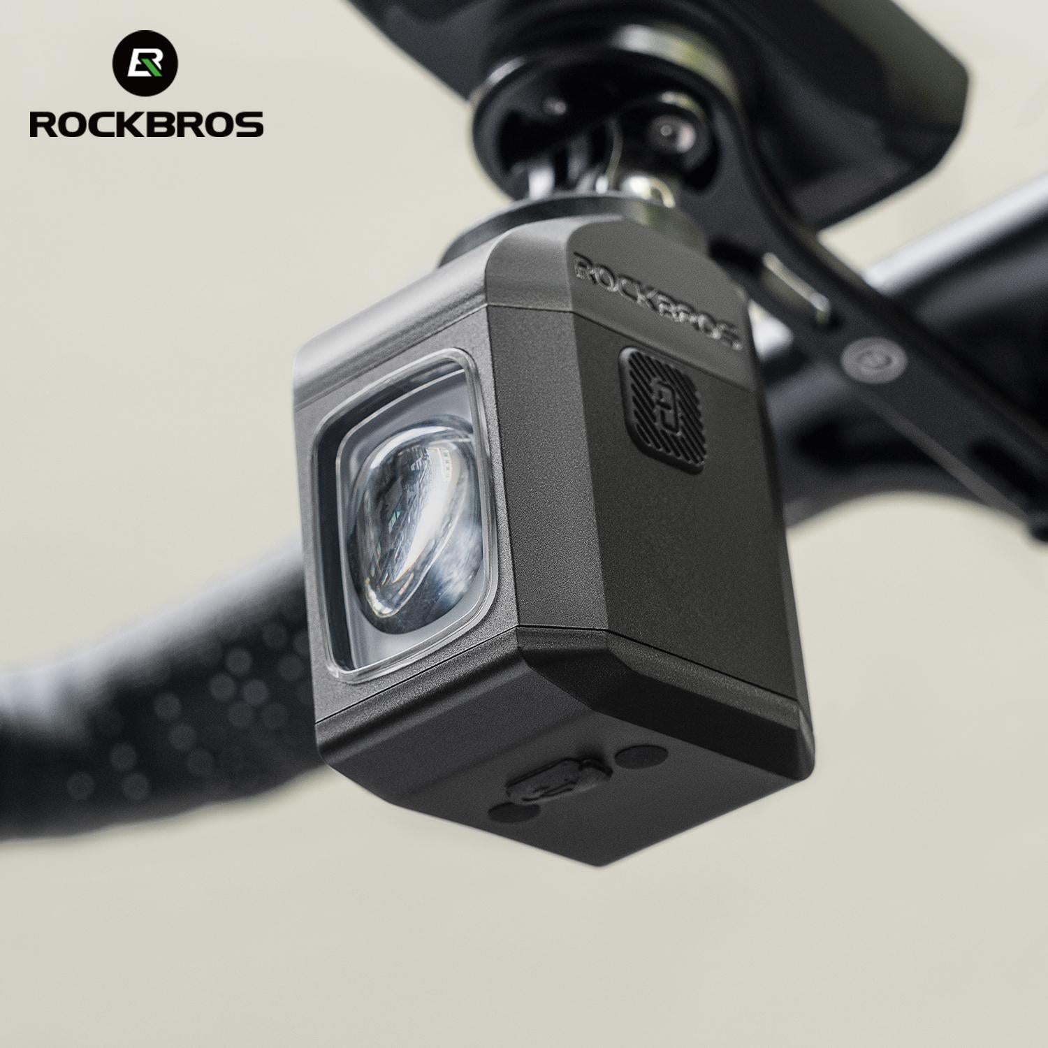 ROCKBROS Bike Light with Remote Digital Display 1600LM 4000mAh IPX6 - M8