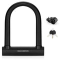 ROCKBROS #Ebike candado de manillar de alta seguridad, 22 mm de diámetro, de acero aleado, con 3 llaves y funda de silicona, resistente a los robos, para bicicleta, motocicleta y MTB, tu actualización de seguridad