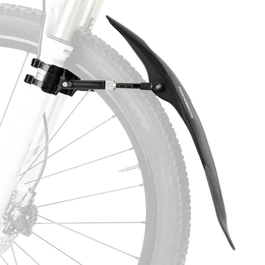 ROCKBROS Bicicleta Guardabarros Juego Delantero/Trasero Guardabarros de Bicicleta Flexible Guardabarros de Bicicleta Ajustable de Material PP con Goma de PET para 26-29 Pulgadas Ruedas Incluye Accesorios