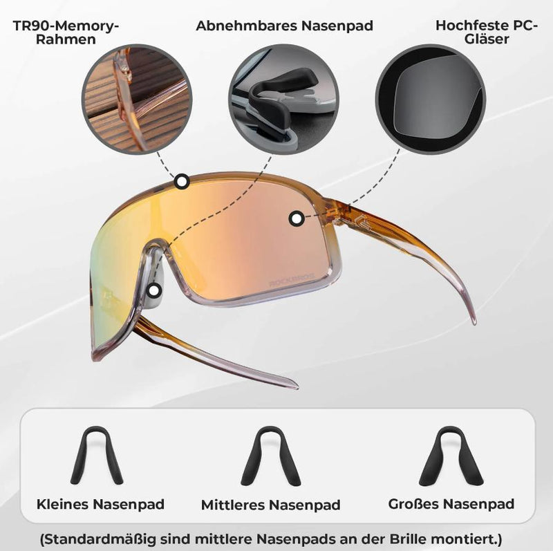 SP350 Gafas de ciclismo polarizadas