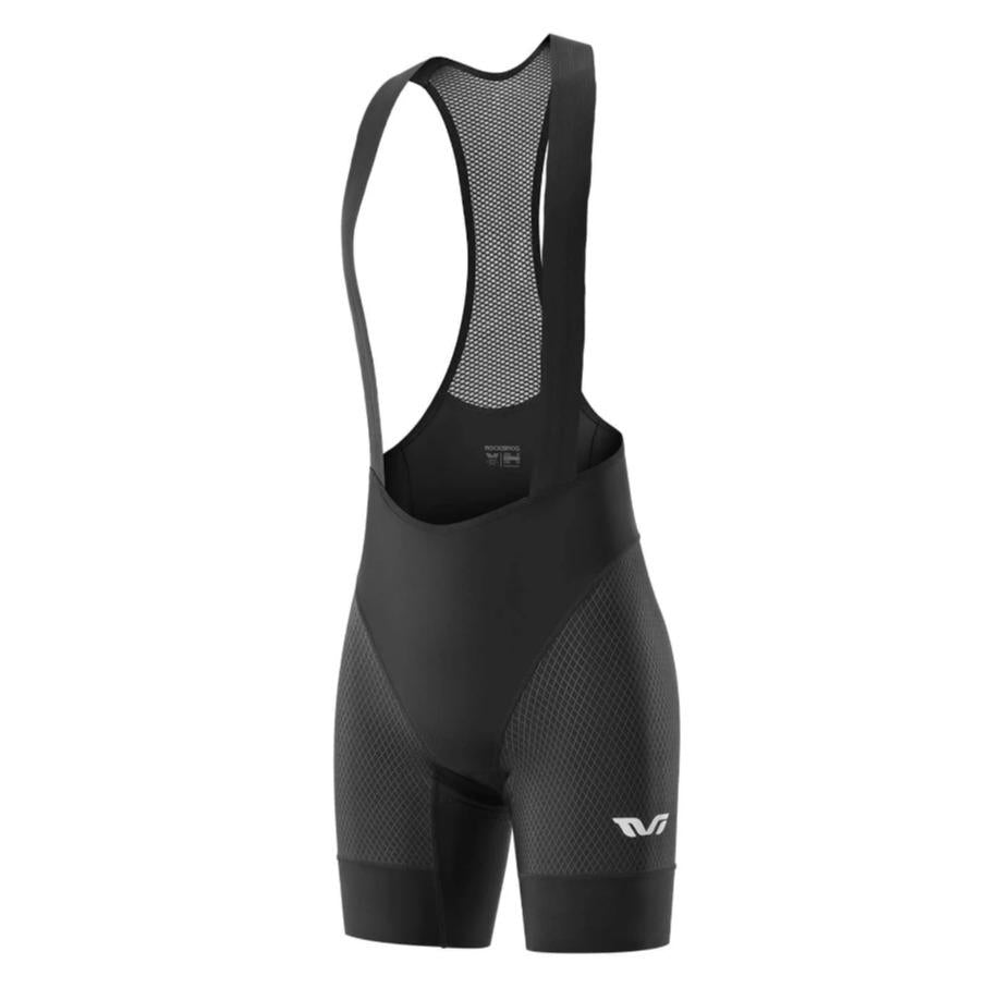 ROCKBROS TVI pantalón corto de ciclismo para mujer con tirantes, acolchado, de secado rápido, ajuste elástico y transpirable, para viajes intensos, con acolchado de esponja de alta densidad y bolsillos elásticos
