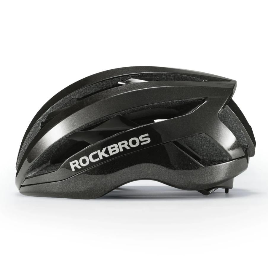 ROCKBROS Casco de bicicleta ligero certificado CE LK-79 con marco interior reforzado, carcasa exterior de policarbonato (PC), espuma EPS, sistema de ventilación y cierre magnético rápido, peso de 284 g