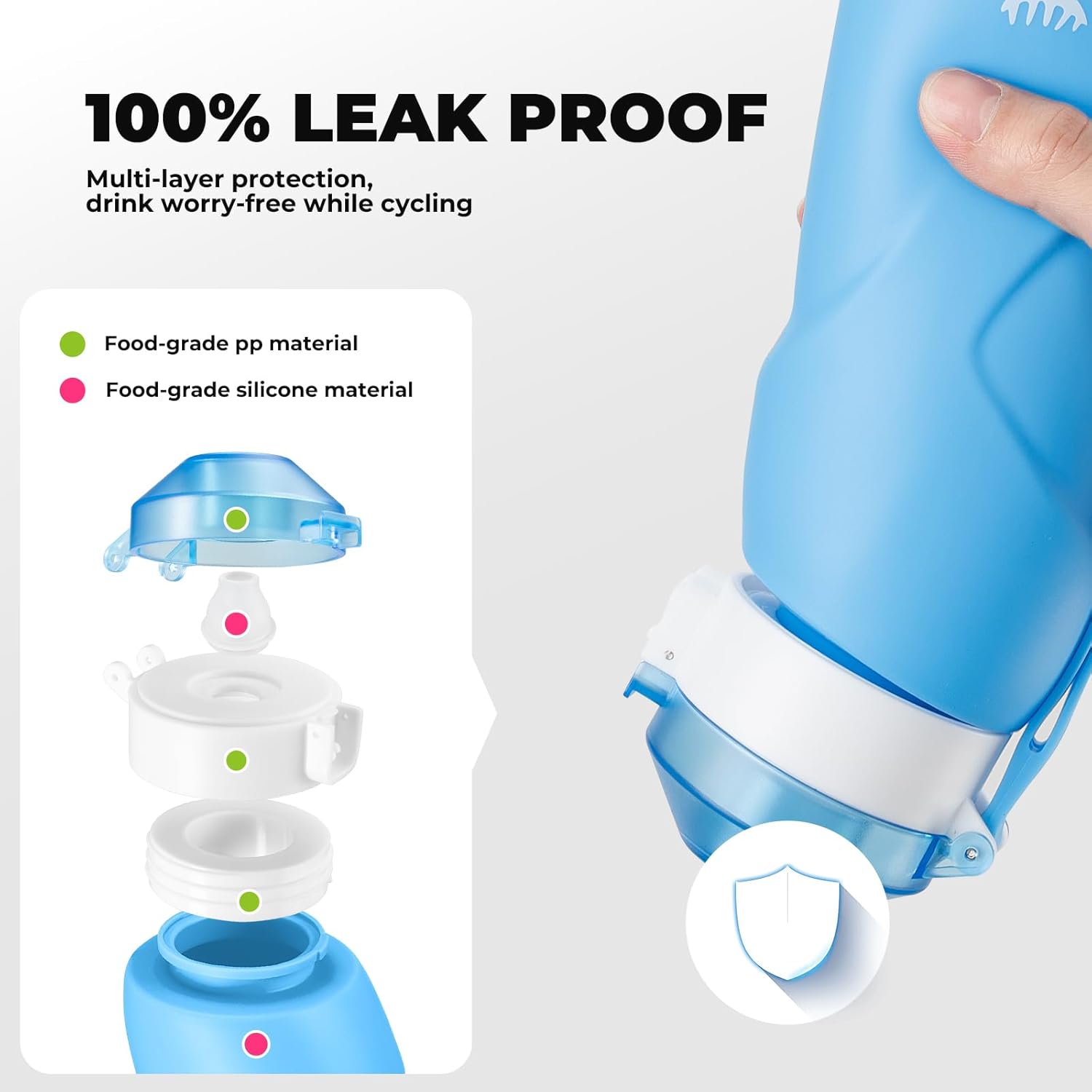 Botella De Agua Plegable De Silicona