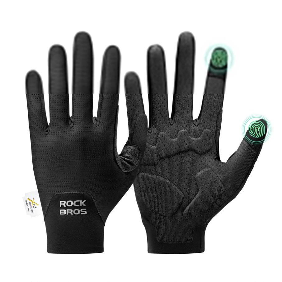 Guantes de bicicleta ROCKBROS con amortiguación de impactos