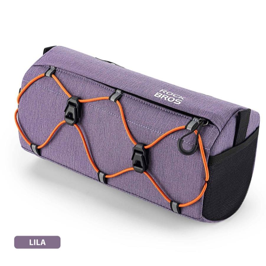 ROCKBROS Bolsa de bicicleta Bolsa de manillar 2.2L con correa de hombro en 6 colores