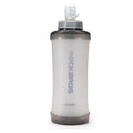 ROCKBROS Botella de agua plegable para bicicleta 500 ml, sin BPA, ligera & higiénica, ideal para camping, senderismo, viajes, blanco