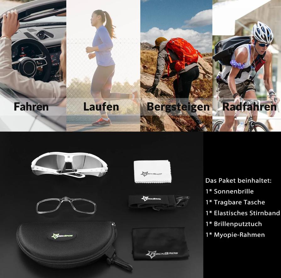 Gafas De Sol Deportivas Fotocromáticas
