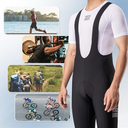 ROCKBROS Camiseta Ciclismo Hombre Manga Corta Camisetas Ciclismo Transpirable Secado Rápido Camiseta de Ciclismo Masculino para Ciclismo Correr Bicicleta de Carretera MTB