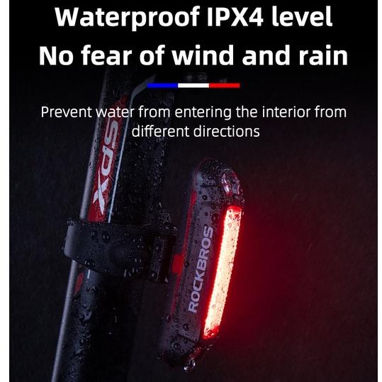 Luz trasera impermeable para bicicleta, señalizador para ciclismo