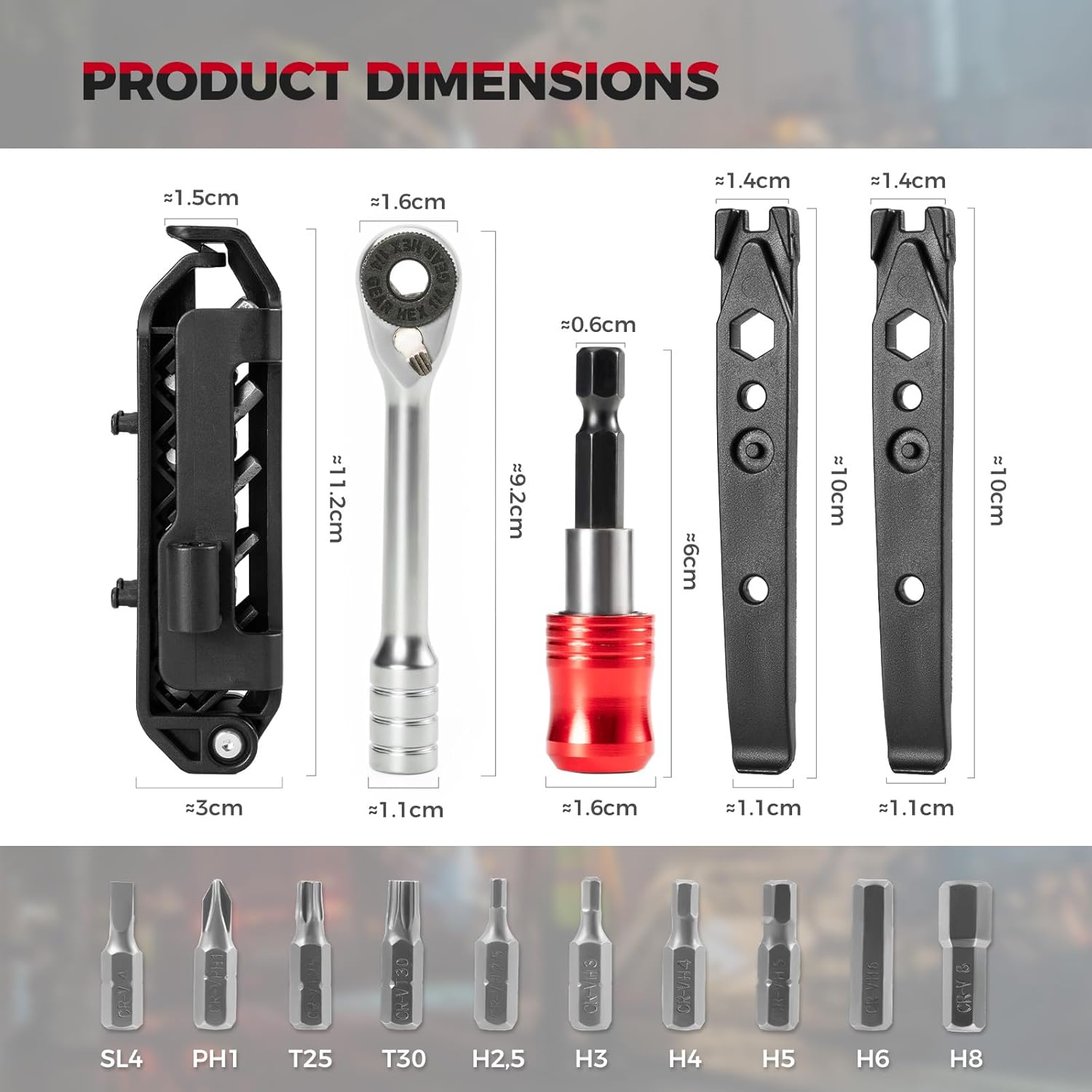 Herramienta Multiusos Para Bicicleta 10 En 1