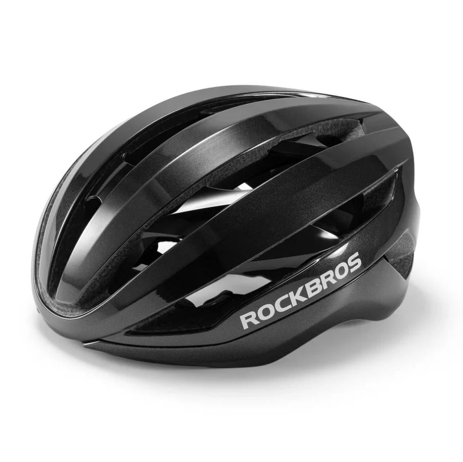 ROCKBROS Casco de bicicleta ligero certificado CE LK-79 con marco interior reforzado, carcasa exterior de policarbonato (PC), espuma EPS, sistema de ventilación y cierre magnético rápido, peso de 284 g