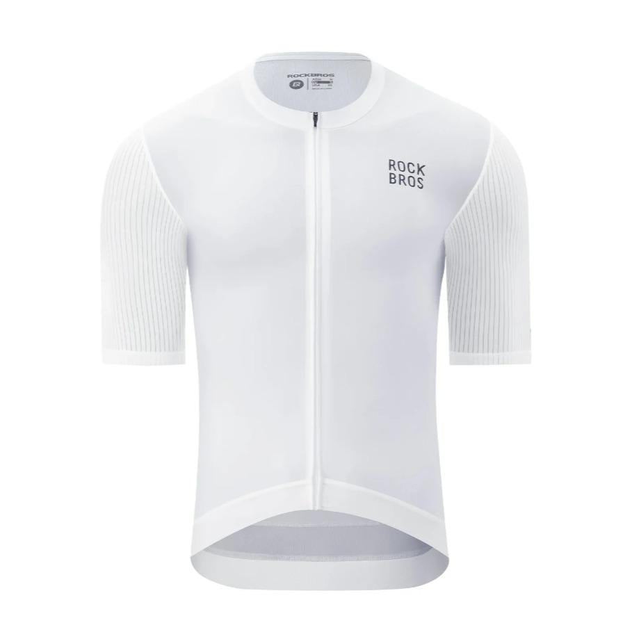 ROCKBROS camiseta de ciclismo para hombre de manga corta – transpirable, reflectante