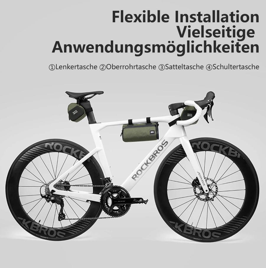 ROCKBROS set de bolsas para bicicleta 2 en 1 resistente al agua