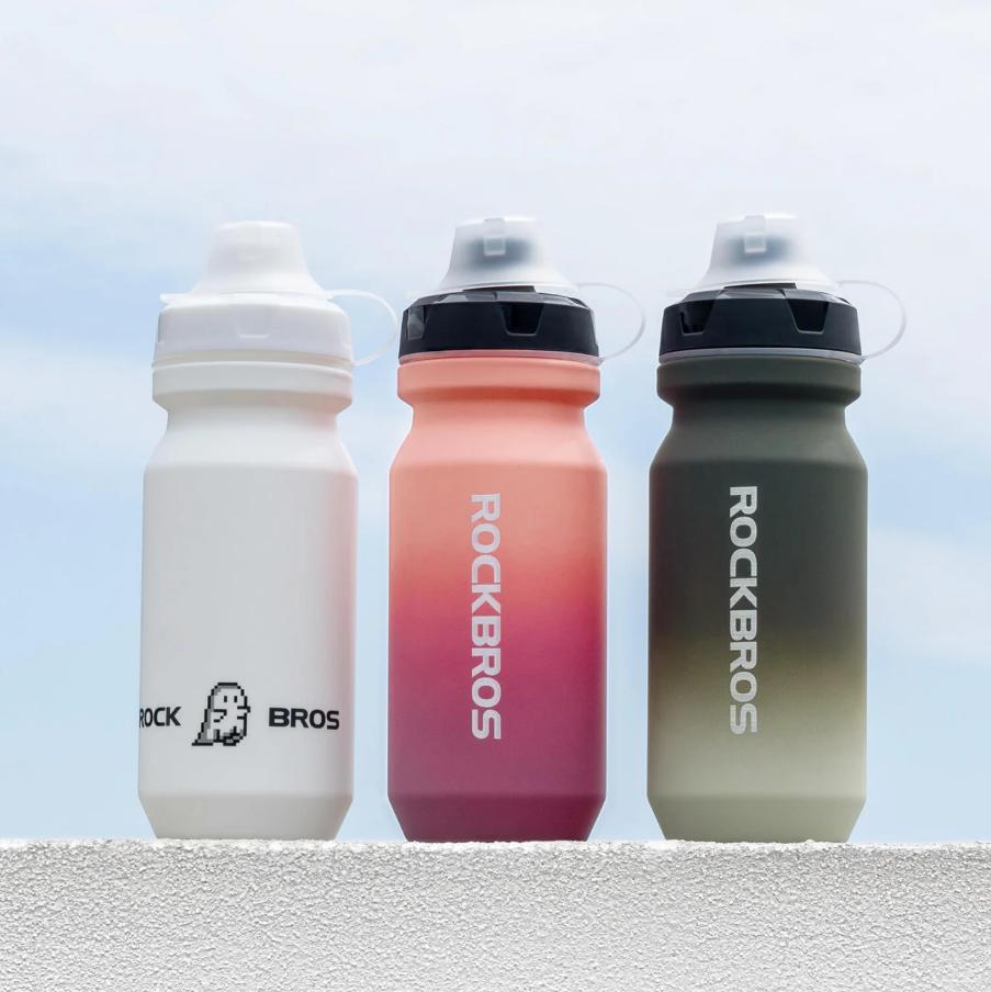 Botella Para Bicicleta Con Tapa Tipo Pull-top A Prueba De Fugas 600/750ml