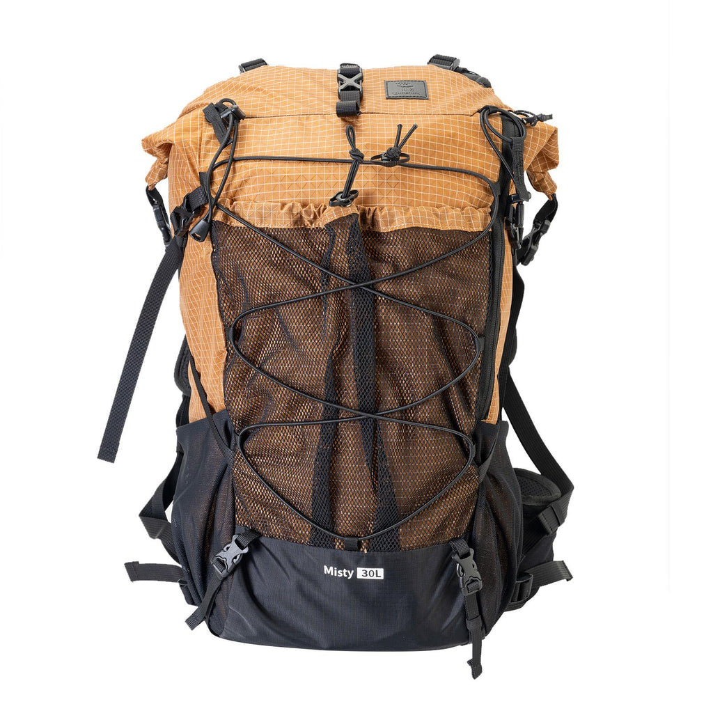 ROCKBROS mochila de trekking 35L resistente al agua, material de nylon robusto, gran capacidad, varios compartimentos, sistema de transporte cómodo, detalles de seguridad, mochila de senderismo versátil para caminatas de 1-2 días o viajes de 3 días