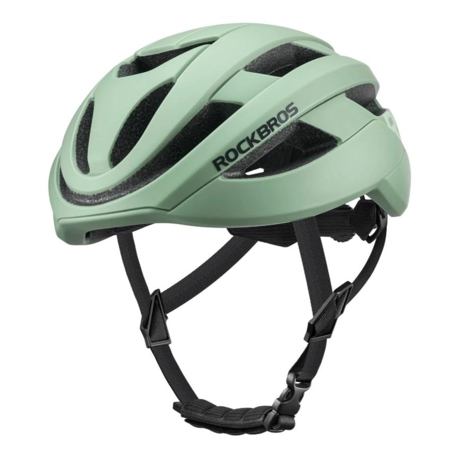 ROCKBROS Casco de bicicleta certificado CE para ciclismo deportivo y MTB, casco protector transpirable, material PC+EPS resistente a impactos, ventilado y ajustable con flexibilidad, talla 54–58 cm