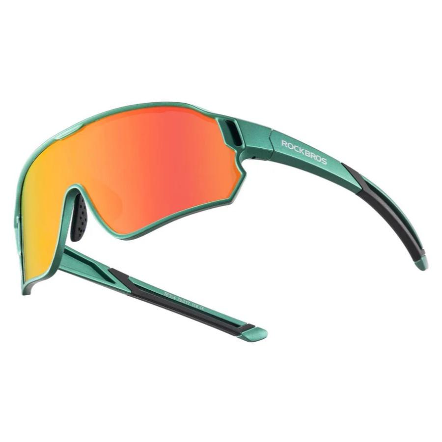 ROCKBROS Gafas de ciclismo para niños Protección UV400 Gafas de sol polarizadas Hechas de material TR90 para una visión óptima y comodidad de uso Visión sin deslumbramiento Diseño ligero y portátil Adecuado para ciclismo y varias actividades al aire libre