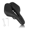 ROCKBROS Sillín de bicicleta Cómodo Hueco Ergonómico Antideslizante Material PU Espuma viscoelástica Ventilación Arco de acero de carbono
