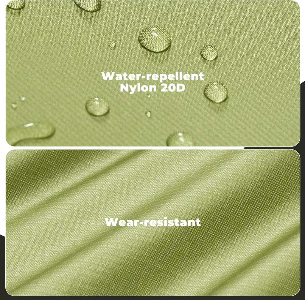 ROCKBROS Qunature saco de dormir ultraligero para -10°C a -5°C diseño mumia con relleno de 90% de plumas & protección antiviento 3D ideal para camping al aire libre & excursiones de montaña
