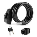 ROCKBROS candado para bicicleta de 110 cm / 11 mm con núcleo de aleación de zinc reforzada y cable de acero 7x7 para alta seguridad y durabilidad