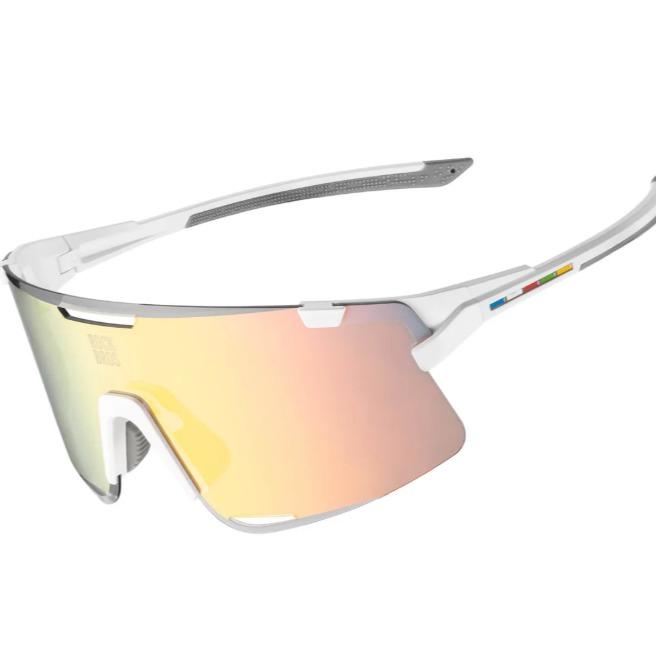 ROCKBROS Road-to-Sky BOUNDLESS Gafas de Ciclismo Fotocromáticas – Cristales & Varillas Intercambiables, TAC Polarizadas & Revestimiento REVO, Protección UV400, Ultraligeras 25g Montura TR, Ergonómicas, Ideales para Ciclismo, Correr, Senderismo & Exterior