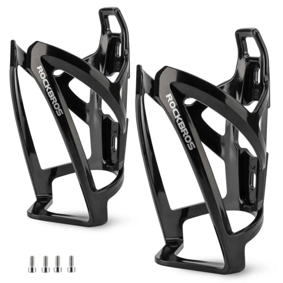 ROCKBROS Portabidón de Bicicleta Ligero PC 35g Resistente y Duradero  Alta Calidad Compatible con Varios Tamaños de Botellas Fácil Instalación  Accesorios de Ciclismo Prácticos y Estables