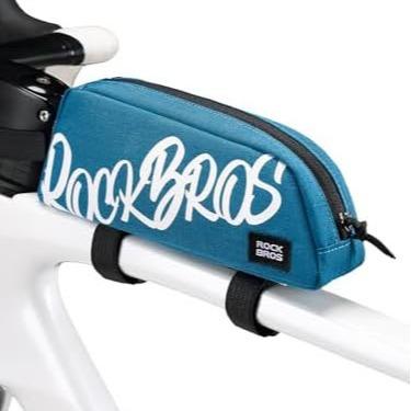 RockBros Bolsa de Tubo Superior Bolsa de Marco 0.8L con Diseño Aerodinámico y Tela de Poliéster de Alta Calidad para Ciclismo de Montaña y Carretera