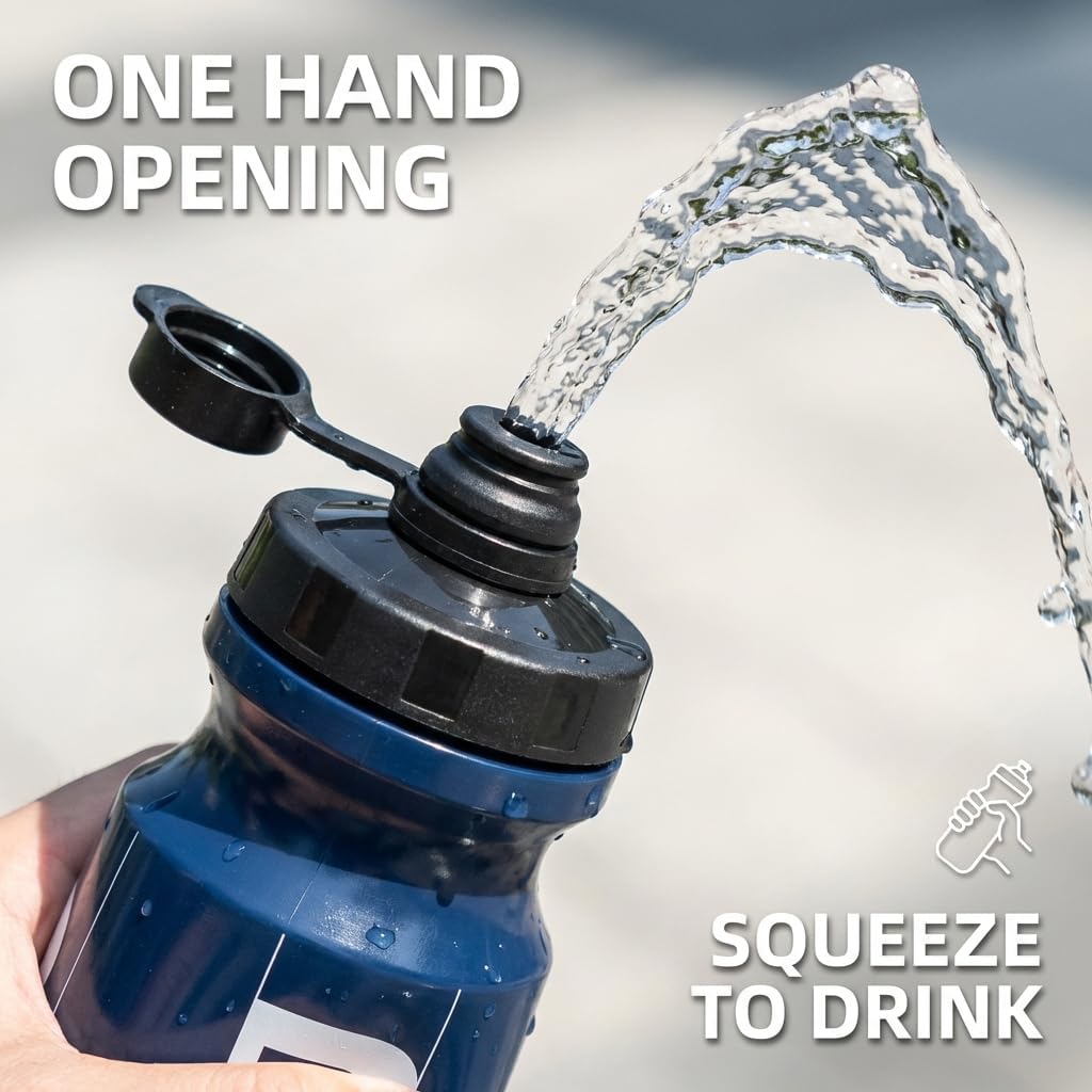 ROCKBROS botella de agua 600 ml a prueba de fugas sin BPA botella deportiva para ciclismo senderismo actividades al aire libre trabajo escuela rosa material PP5 diseño ergonómico