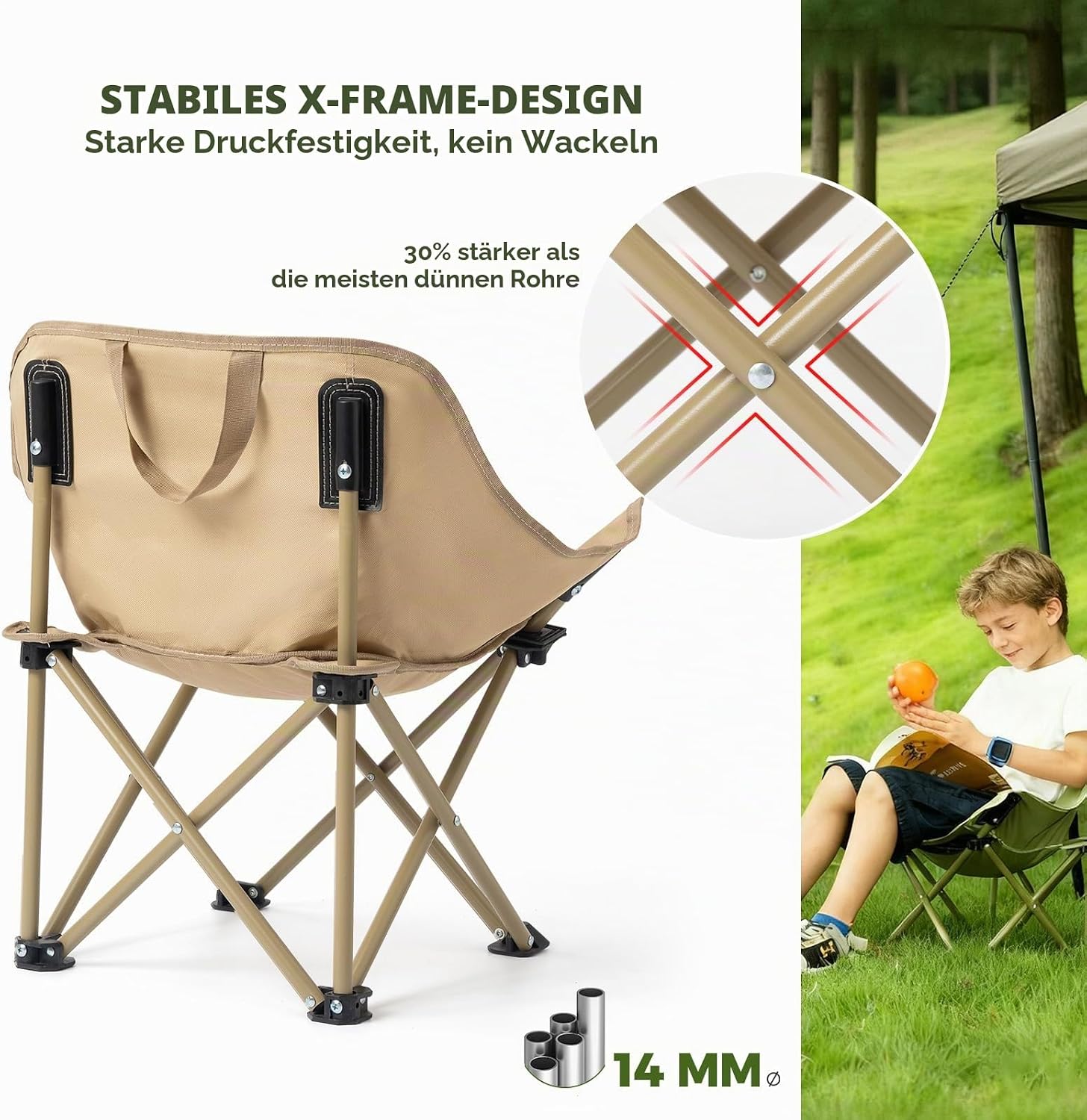 Silla De Camping Plegable Para Niños Y Padres