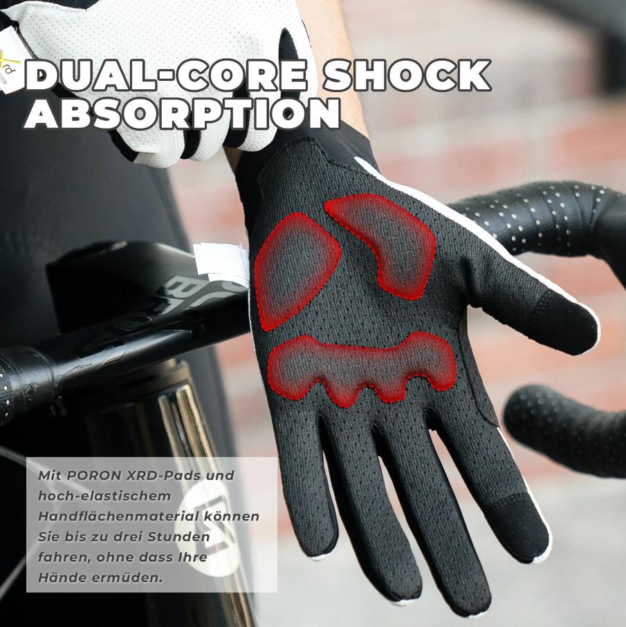Guantes de bicicleta ROCKBROS con amortiguación de impactos