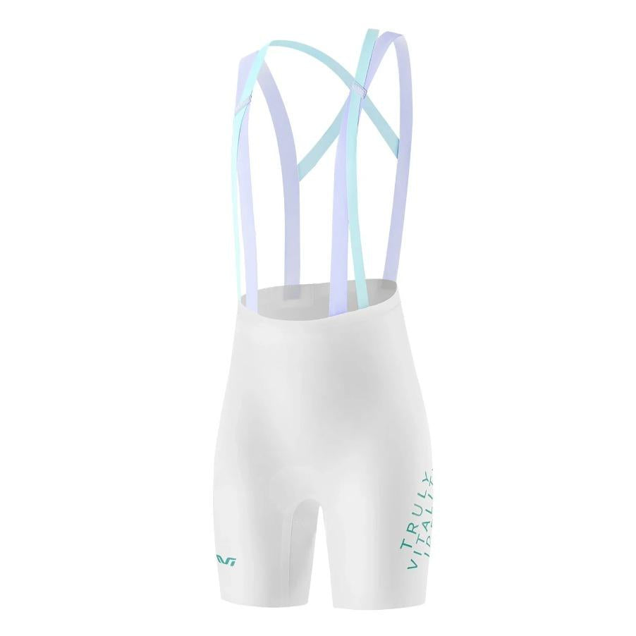 ROCKBROS TVI pantalones cortos tipo bib para mujer con acolchado zonificado (5–6 horas)